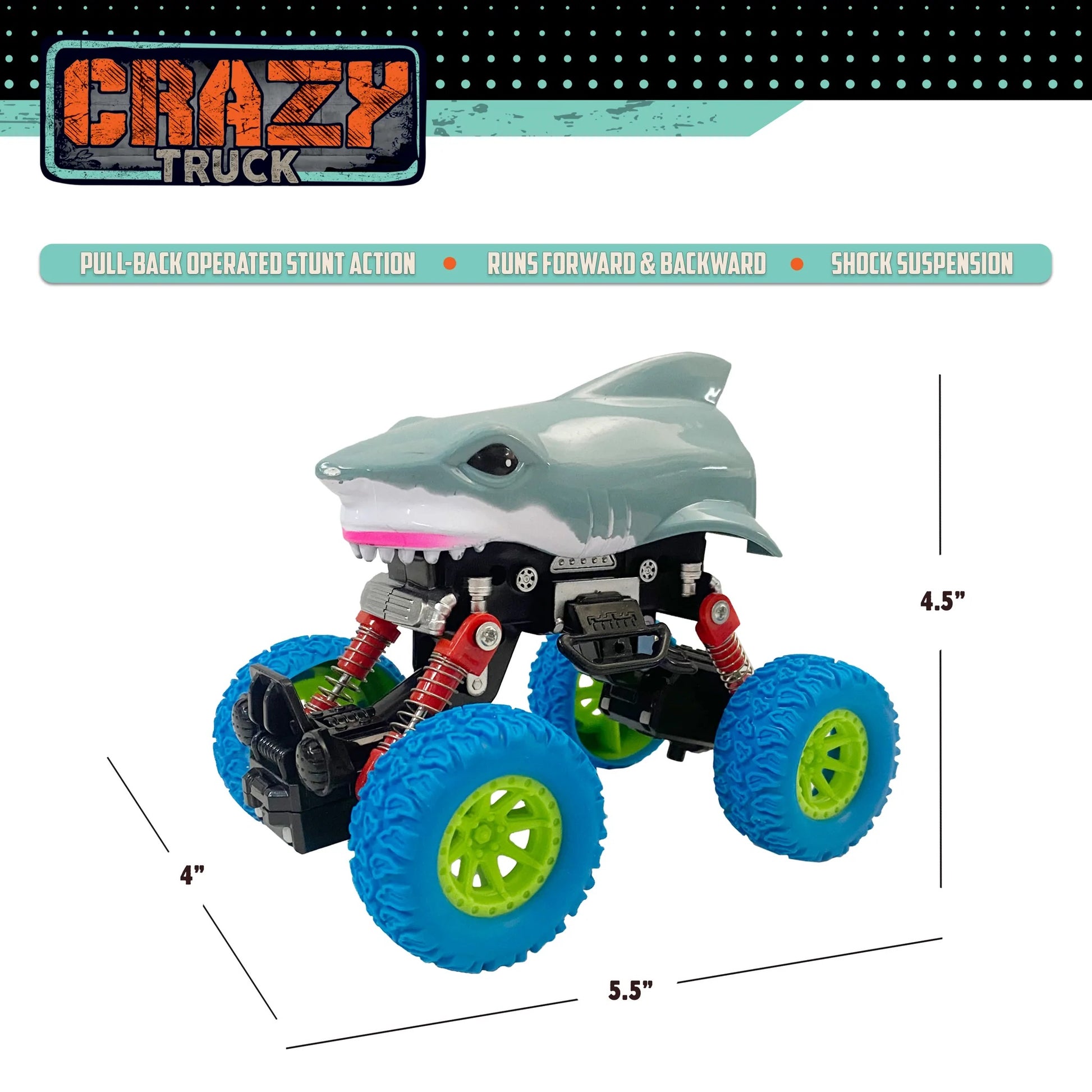 Pull Back Shark Truck