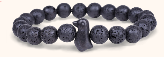 Penguin Lava Stone